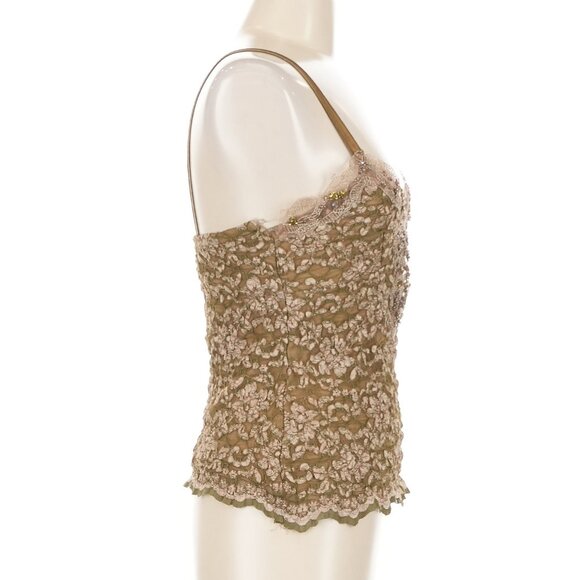 Ann Ferriday Lace and Sequin Camisole Top One Size - Picture 3 of 6
